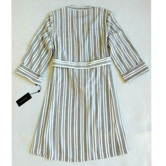 Tommy Hilfiger Women's Striped Belted Shirtdress - Picture 6 of 6